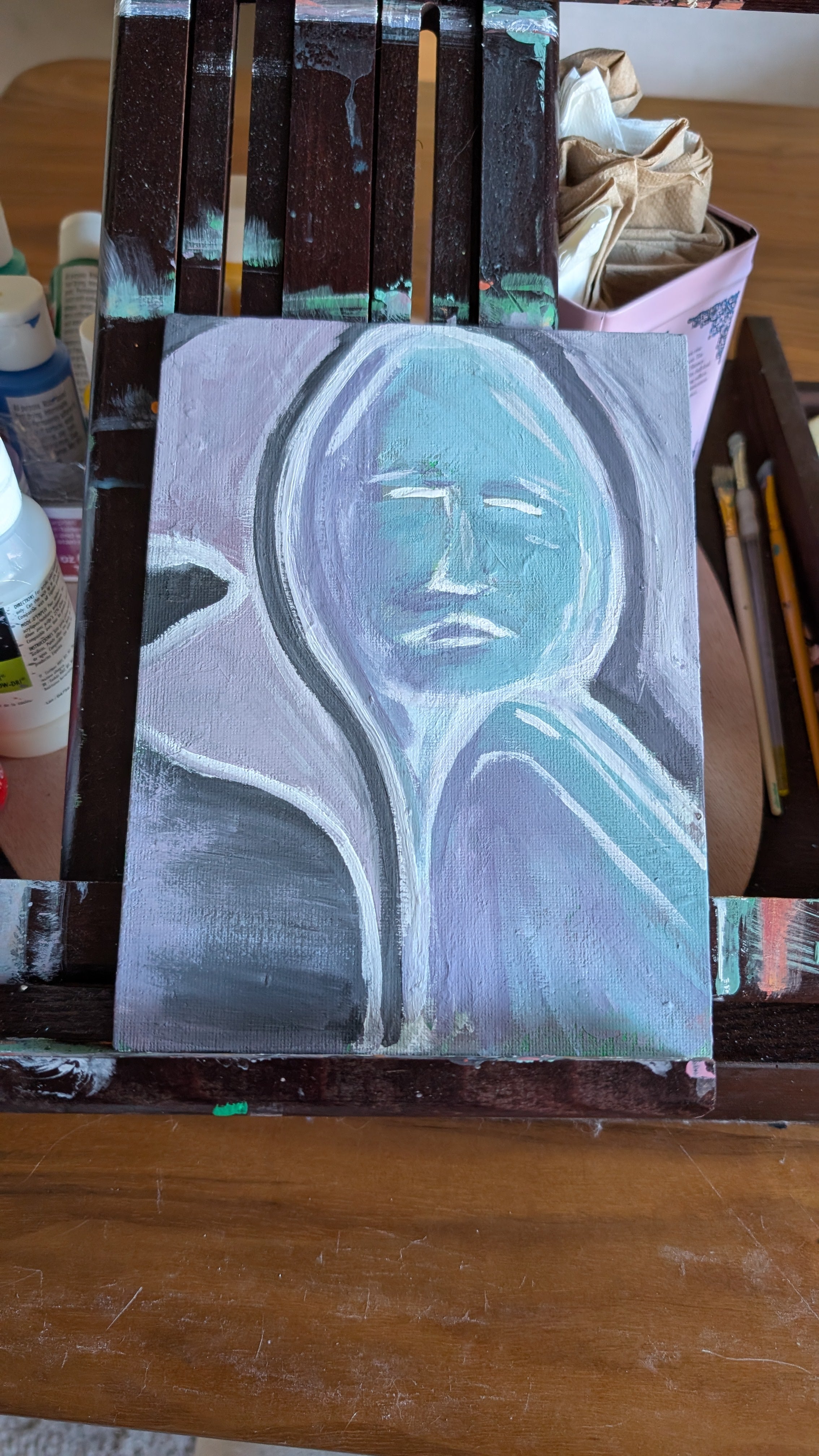 Pale Figure in Contemplation